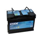 Автомобільний акумулятор EXIDE Start-Stop AGM (EK720) 72Аh 760A R+ (L3) - Зображення 3