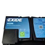 Автомобільний акумулятор EXIDE Start-Stop AGM (EK720) 72Аh 760A R+ (L3) - Зображення 4