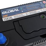 Автомобільний акумулятор GLOBAL Asia SMF 45Ah, 430A, R+ (SMF 55B24L) (B24) т.к. - Зображення 4