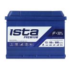 Автомобільний акумулятор ISTA Premium 60Ah 600A L+ (L2)