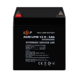 Розпродаж (3861) Акумулятор AGM LPM 12V - 5 Ah (11-2024) - Зображення 2