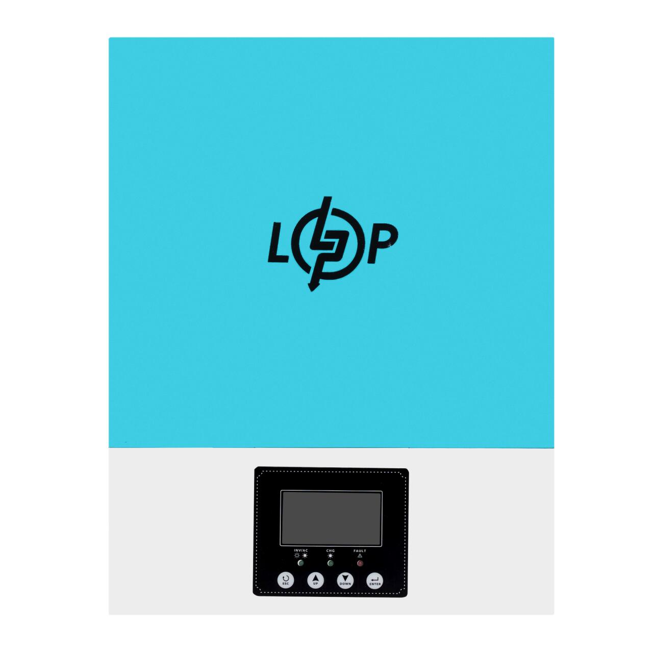Гібридний сонячний інвертор (ДБЖ) LPW-HY3022MN-L 3000VA (3000Вт) 24V 80A MPPT 30-400V OFF GRID A with Wi-Fi Гібридний сонячний інвертор (ДБЖ) LPW-HY3022MN-L 3000VA (3000Вт) 24V 80A MPPT 30-400V OFF GRID A with Wi-Fi - Зображення 1