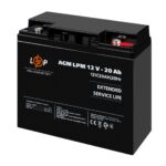 Акумулятор AGM LPM 12V-20 Ah під болт М5 - Зображення 4