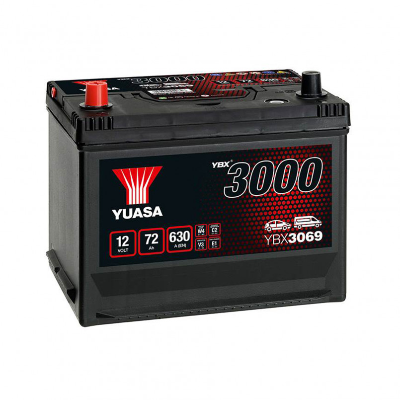 Yuasa 12V 72Ah SMF Battery Japan YBX3069 (1) Yuasa 12V 72Ah SMF Battery Japan YBX3069 (1) - Зображення 1