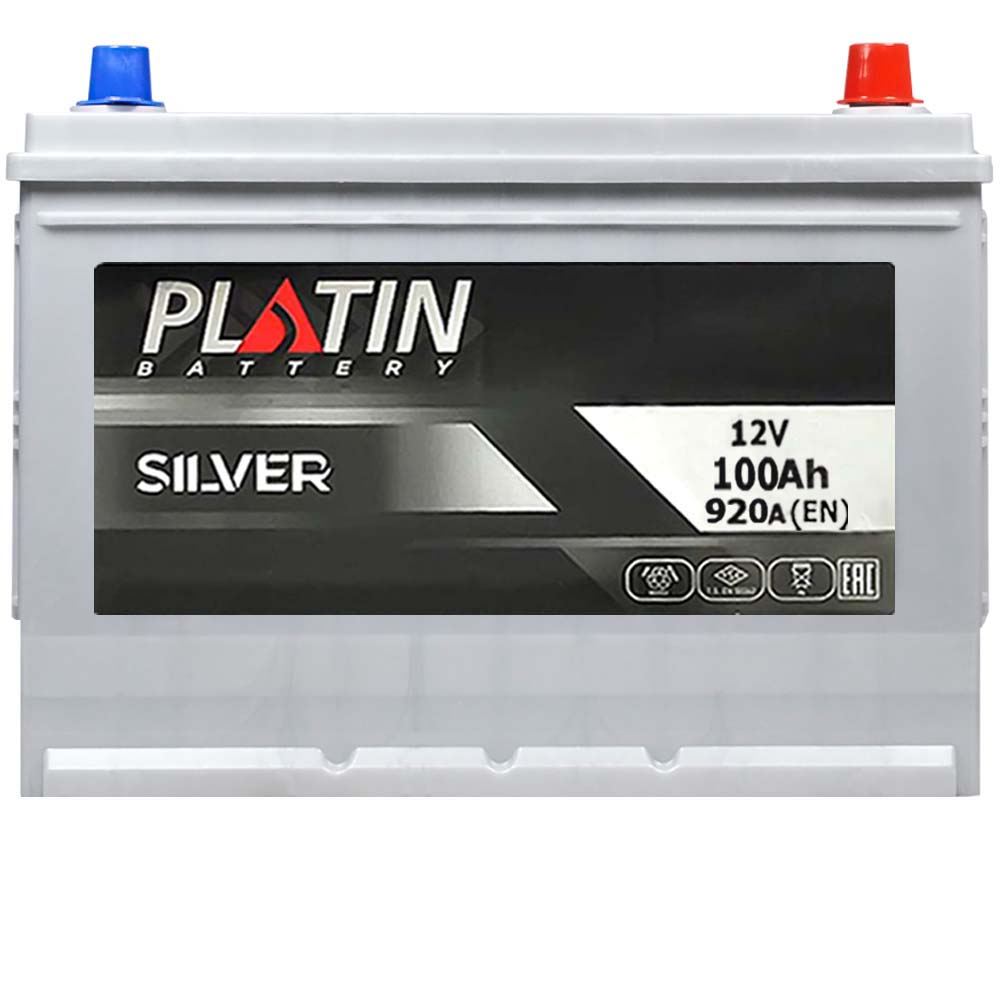 Автомобільний акумулятор PLATIN Silver Asia SMF 100Ah 920A R+ (N70) н.к. Автомобільний акумулятор PLATIN Silver Asia SMF 100Ah 920A R+ (N70) н.к. - Зображення 1