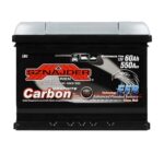 Автомобільний акумулятор SZNAJDER Carbon Start Stop EFB  60Аh 550А R+ (LB2) (560 08)