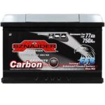 Автомобільний акумулятор SZNAJDER Carbon Start Stop EFB 77Ah 750A R+ (L3) (577 05)