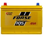 Автомобільний акумулятор FORSE Asia 105Ah 940A L+ (лівий +) MF (N70) н. до.