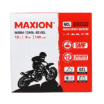 Мото акумулятор MAXION 24MXBM-12N9L-BS GEL (12V, 9Ah, 140A, +/-) - Зображення 5