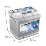 Автомобільний акумулятор VARTA Blue Dynamic (C22) 52Ah 470А R+ (L1) - Зображення 4