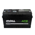 Автомобільний акумулятор MOLL AFB start/stop 96Ah 900A R+ (L5) - Зображення 2