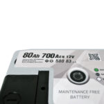 Автомобільний акумулятор SZNAJDER Silver  80Ah 700A R+ (L3) (580 83) - Зображення 2