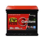 Автомобільний акумулятор ZAP Plus  50Ah 480A R+ (550 98) (L1B) (h=175)
