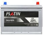 Автомобільний акумулятор PLATIN Silver Asia SMF 105Ah 940A R+ (N70) н.к.